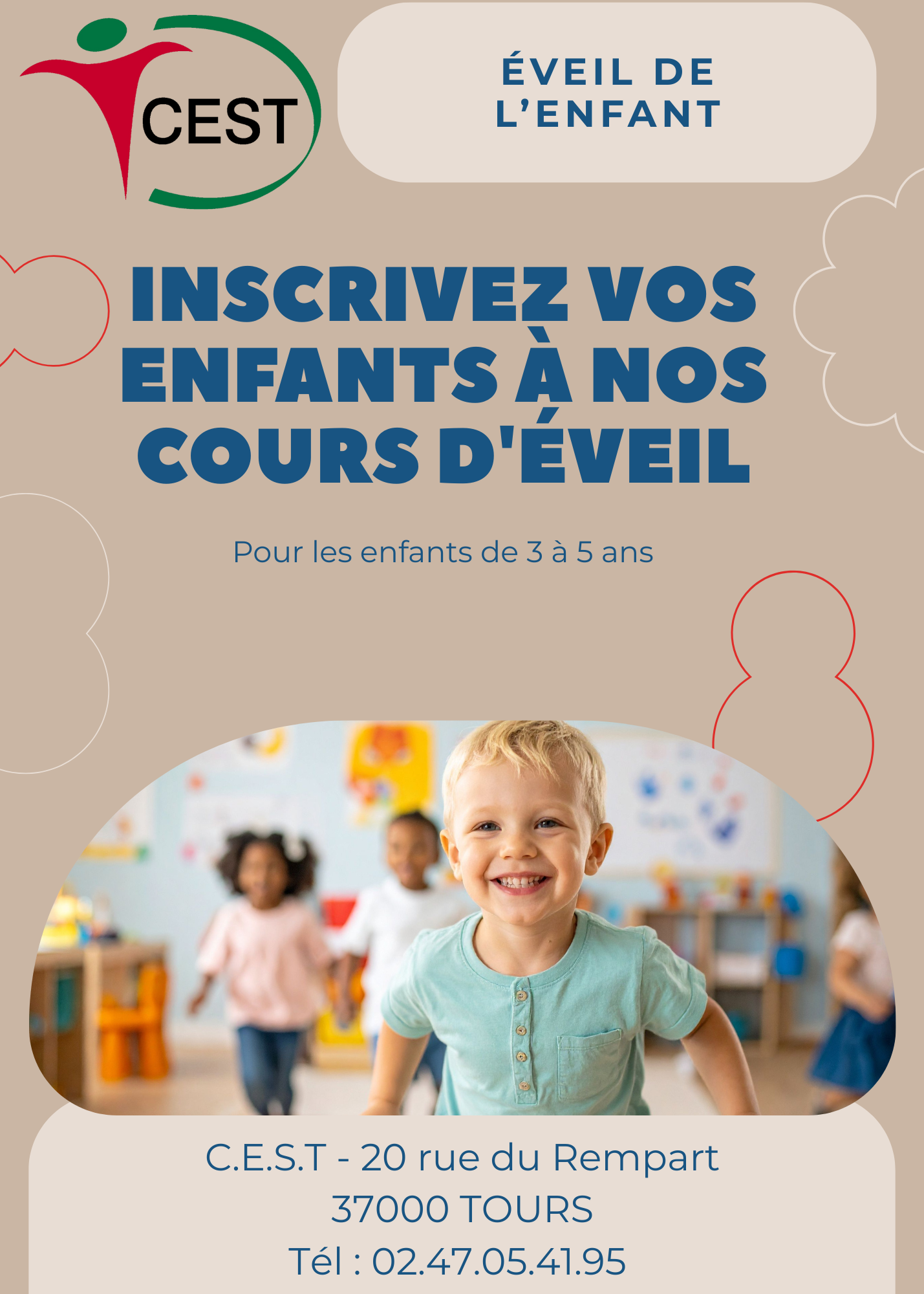 Cours d'Eveil de l'enfant - CEST - Cercle d’Éducation Sportive de Tours